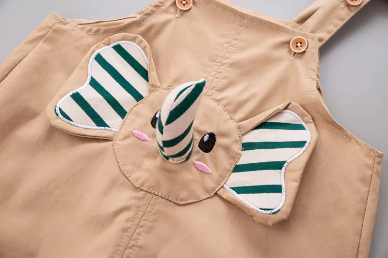 Boys 2Pc Striped T-Shirt Suit Summer 2024 β feature 8
