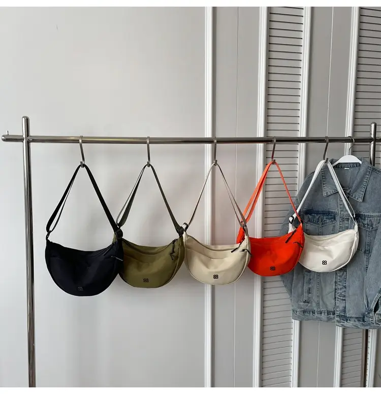 Orange Women's Shoulder Bag with Wide Strap 2024 New Arrival — feature 14