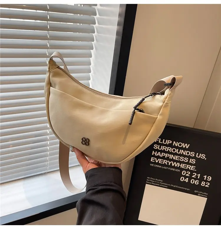 Orange Women's Shoulder Bag with Wide Strap 2024 New Arrival — feature 18