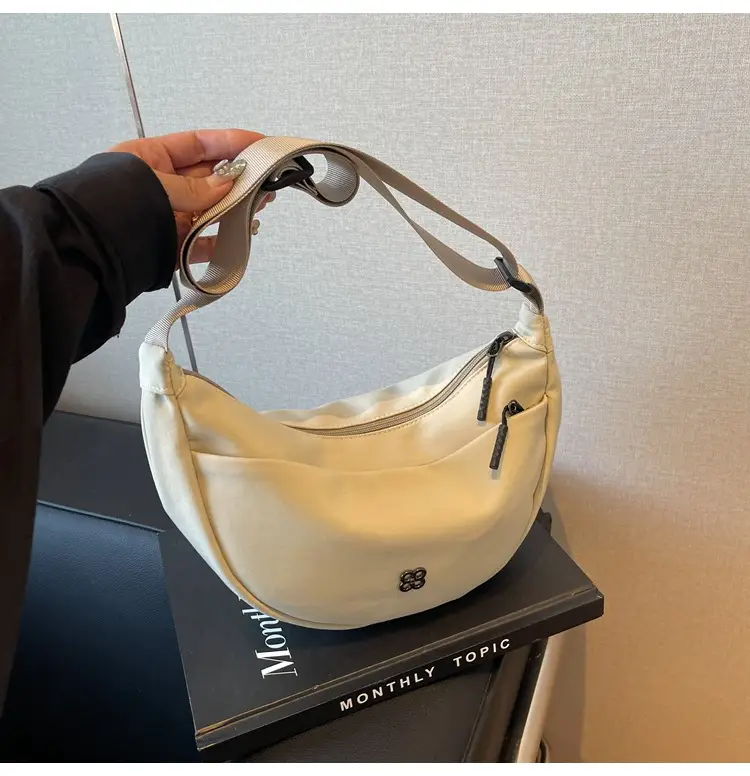 Orange Women's Shoulder Bag with Wide Strap 2024 New Arrival — feature 19