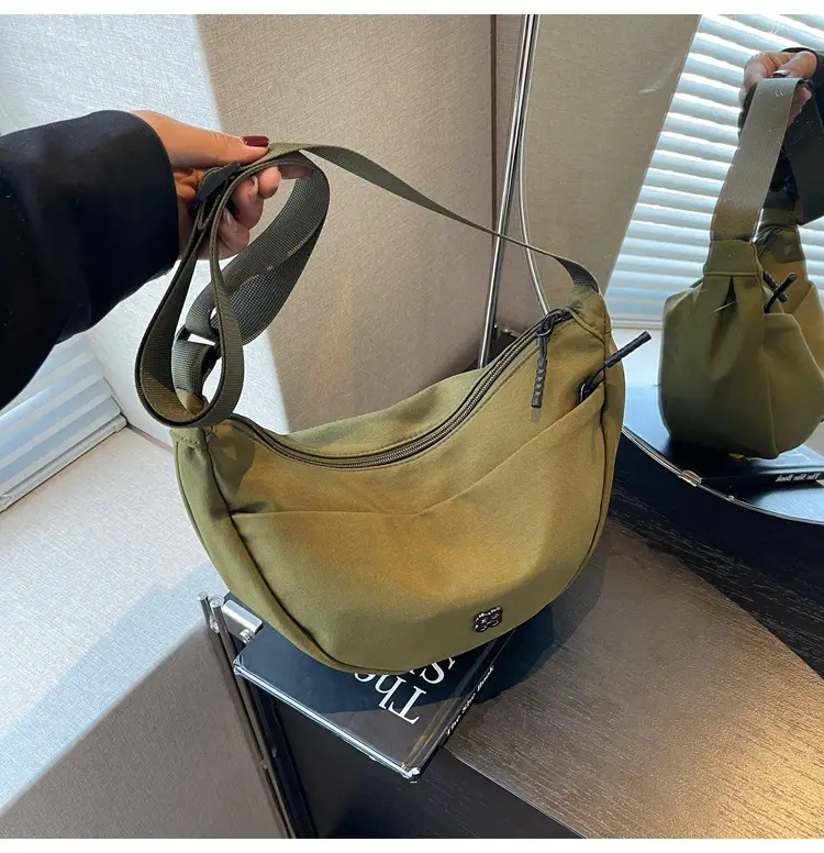 Orange Women's Shoulder Bag with Wide Strap 2024 New Arrival — feature 25