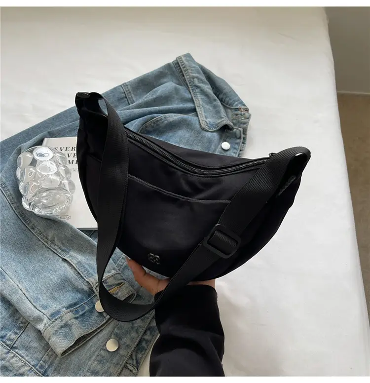 Orange Women's Shoulder Bag with Wide Strap 2024 New Arrival — feature 27