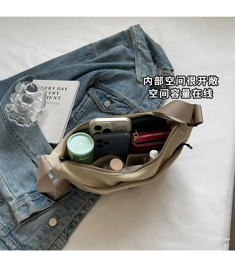 Orange Women's Shoulder Bag with Wide Strap 2024 New Arrival — feature 7