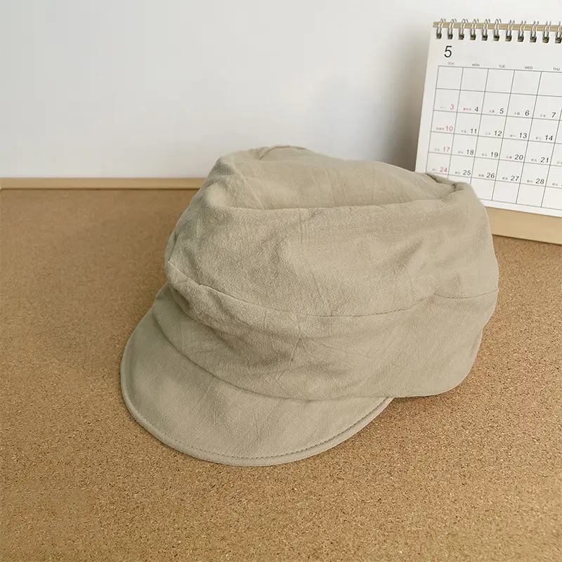 Women Japanese Retro Beret Hat White - Image 19