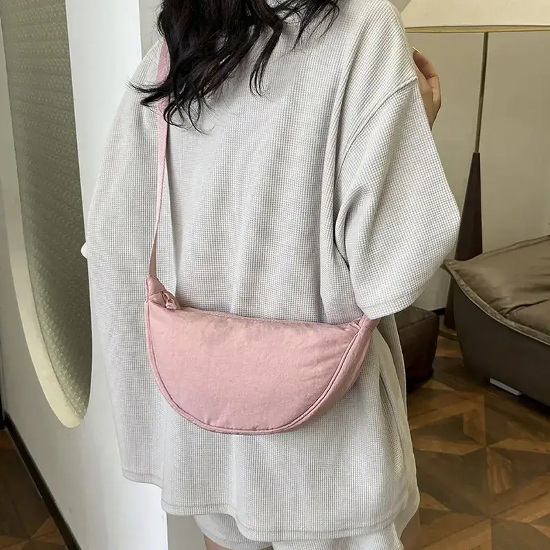 Pink Crossbody Bag for Women Lightweight Summer Wear - Image 12