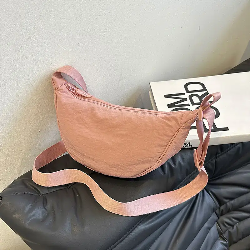Pink Crossbody Bag for Women Lightweight Summer Wear - Image 5