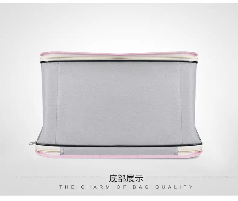 Portable Pet Bag Purple Foldable Shoulder Bag Four Seasons — feature 28