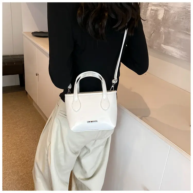 Black Oil Leather Shoulder Crossbody Bag for Women — feature 13
