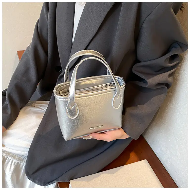 Black Oil Leather Shoulder Crossbody Bag for Women — feature 18