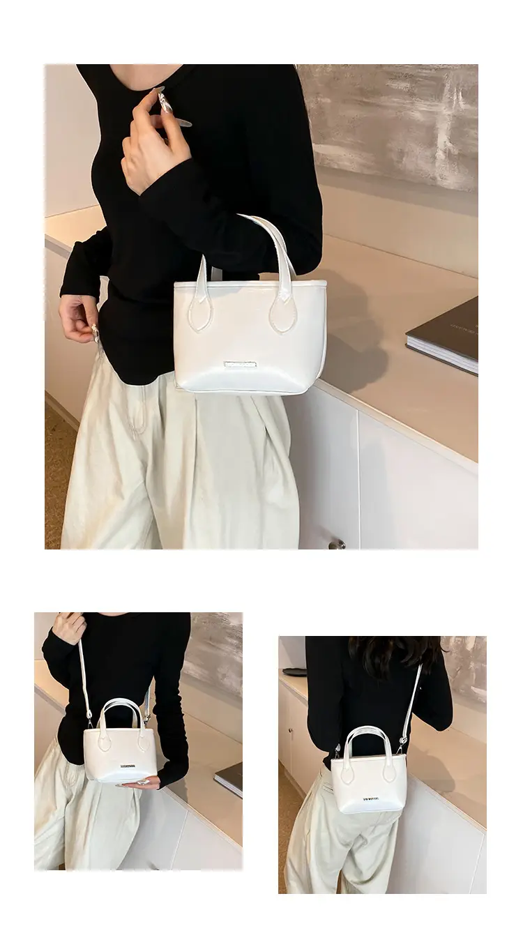 Black Oil Leather Shoulder Crossbody Bag for Women — feature 22
