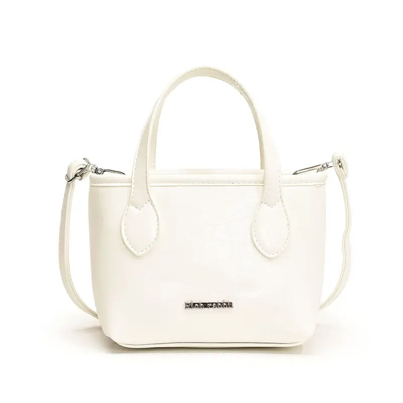 Black Oil Leather Shoulder Crossbody Bag for Women - Image 2
