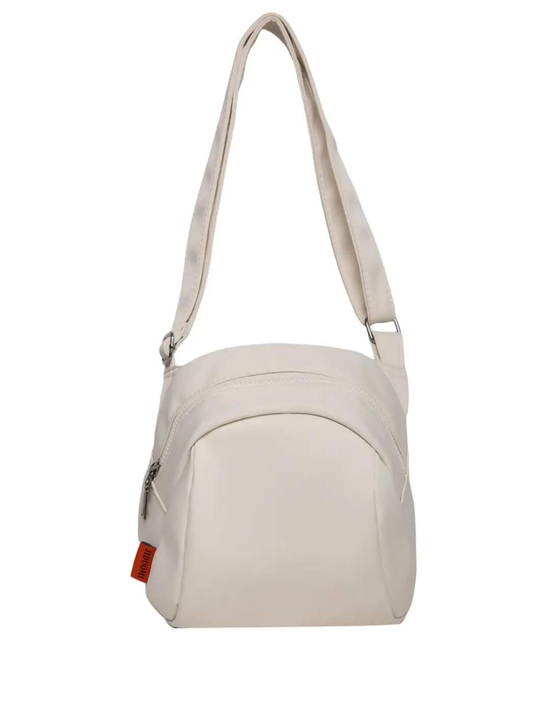 Lightweight White Nylon Chest Bag for Women - Image 11