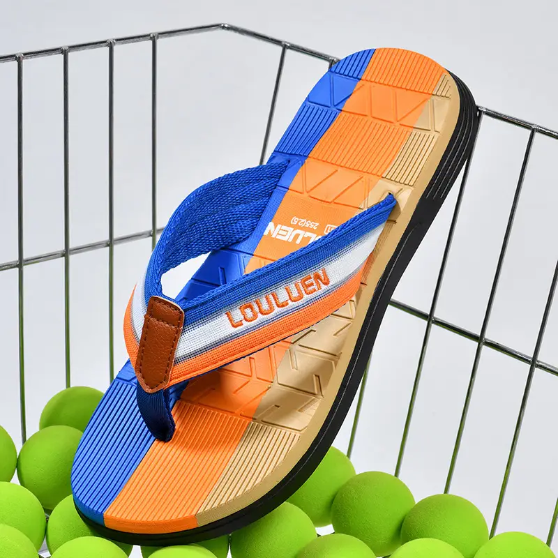 Cross-border flip-flops men's wholesale summer new casual flip-flops men's sandals wear non-slip beach sandals