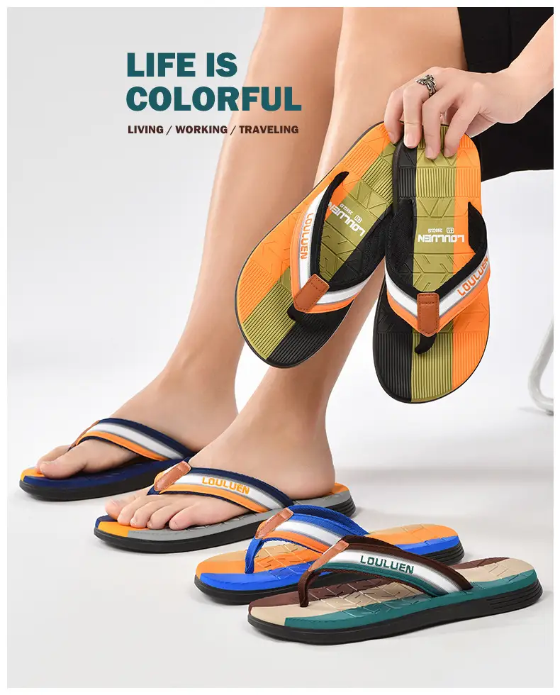 Cross-border flip-flops men's wholesale summer new casual flip-flops men's sandals wear non-slip beach sandals — feature 16