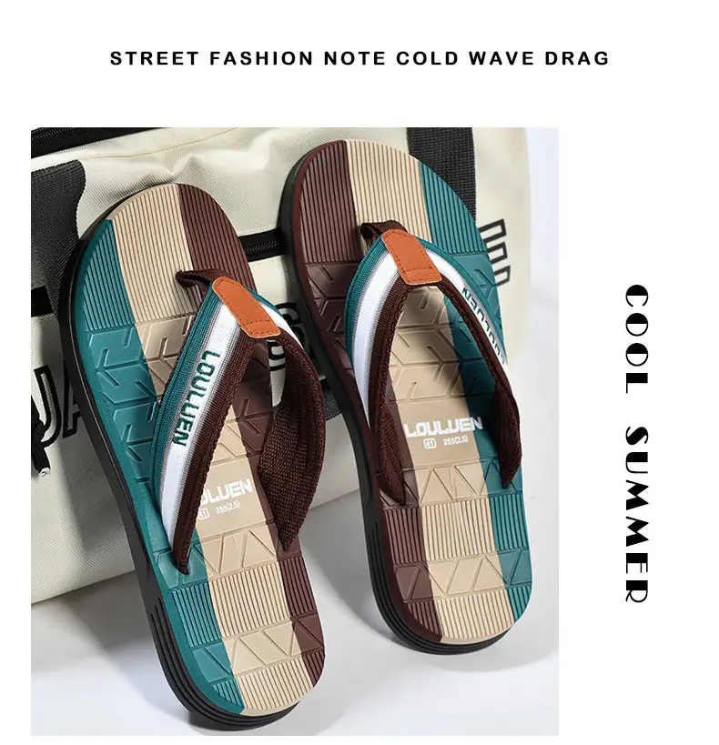 Cross-border flip-flops men's wholesale summer new casual flip-flops men's sandals wear non-slip beach sandals — feature 26