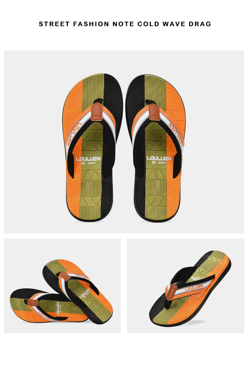 Cross-border flip-flops men's wholesale summer new casual flip-flops men's sandals wear non-slip beach sandals — feature 37