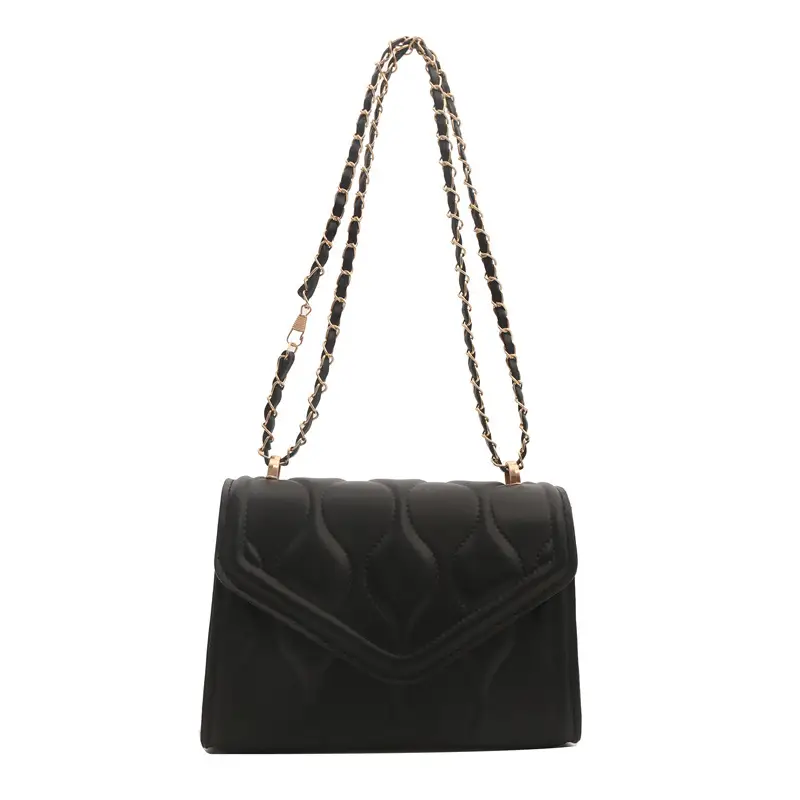 Women's Pink Quilted Chain Shoulder Bag 2024 - Image 9