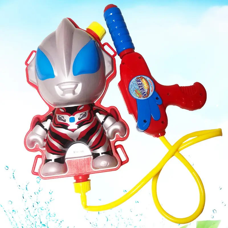 Children's backpack spray gun cartoon Ott push-pull launch summer beach beach swimming pool water toys wholesale
