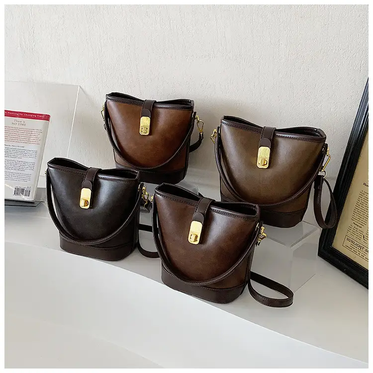 Korean Style Crossbody Bag Brown Leather 2024 — feature 18