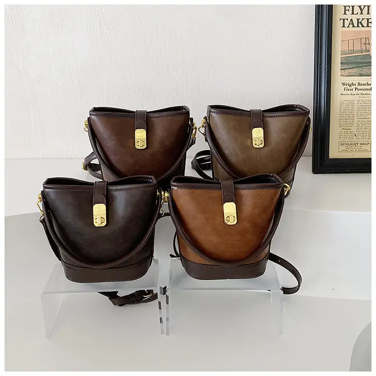 Korean Style Crossbody Bag Brown Leather 2024 — feature 19