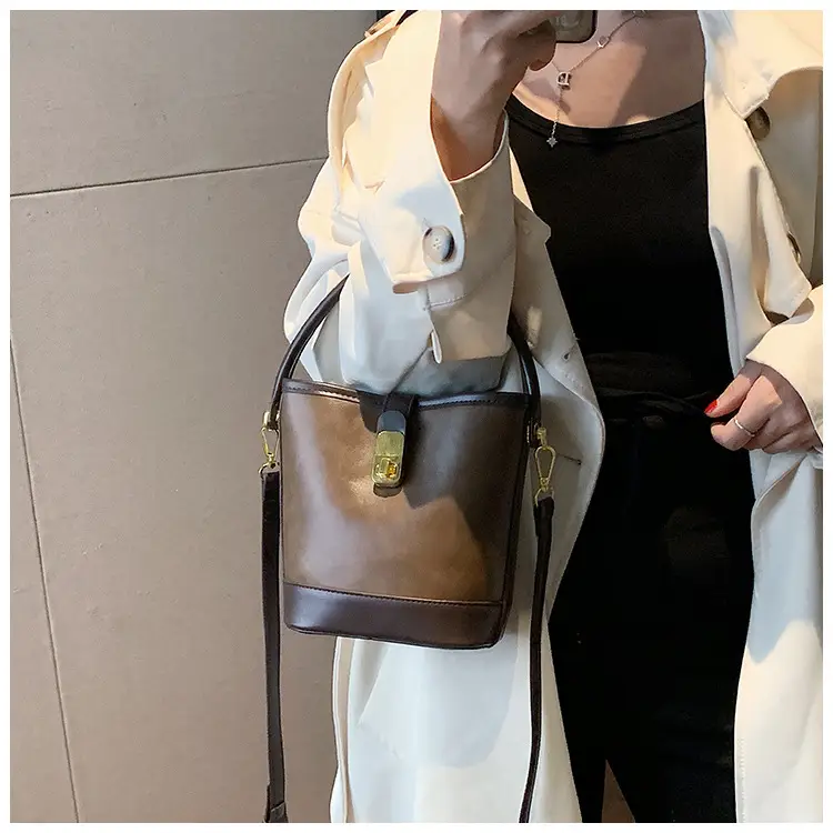 Korean Style Crossbody Bag Brown Leather 2024 — feature 22