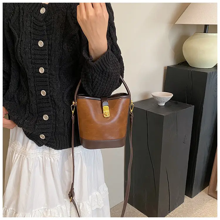 Korean Style Crossbody Bag Brown Leather 2024 — feature 25