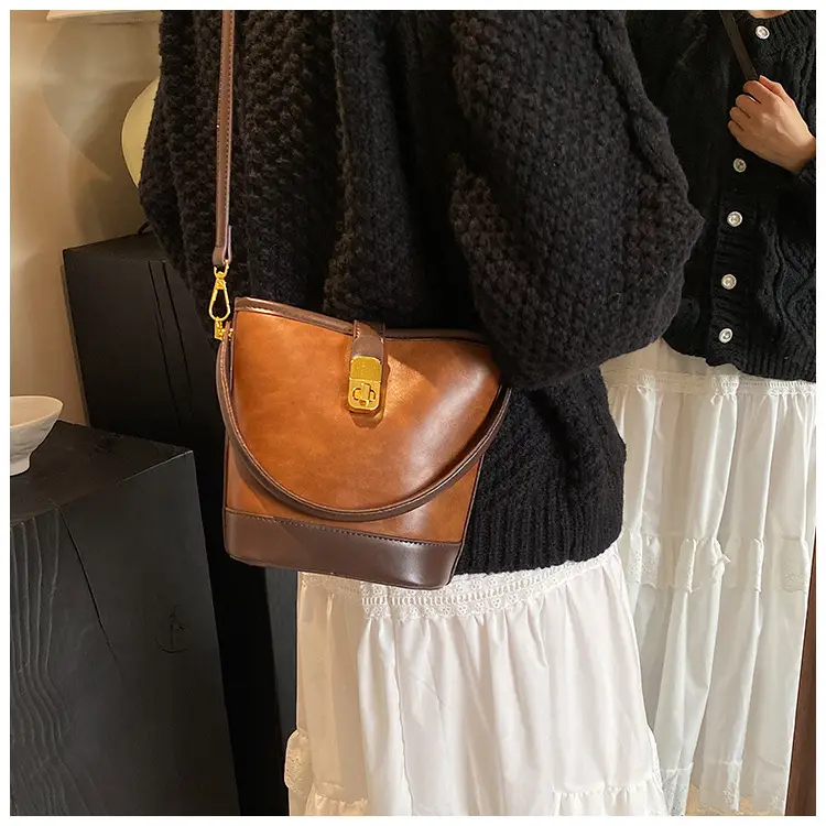 Korean Style Crossbody Bag Brown Leather 2024 — feature 28