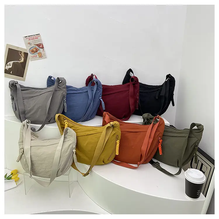 Women's 2024 Nylon Shoulder Crossbody Bag Multi Color - Image 10
