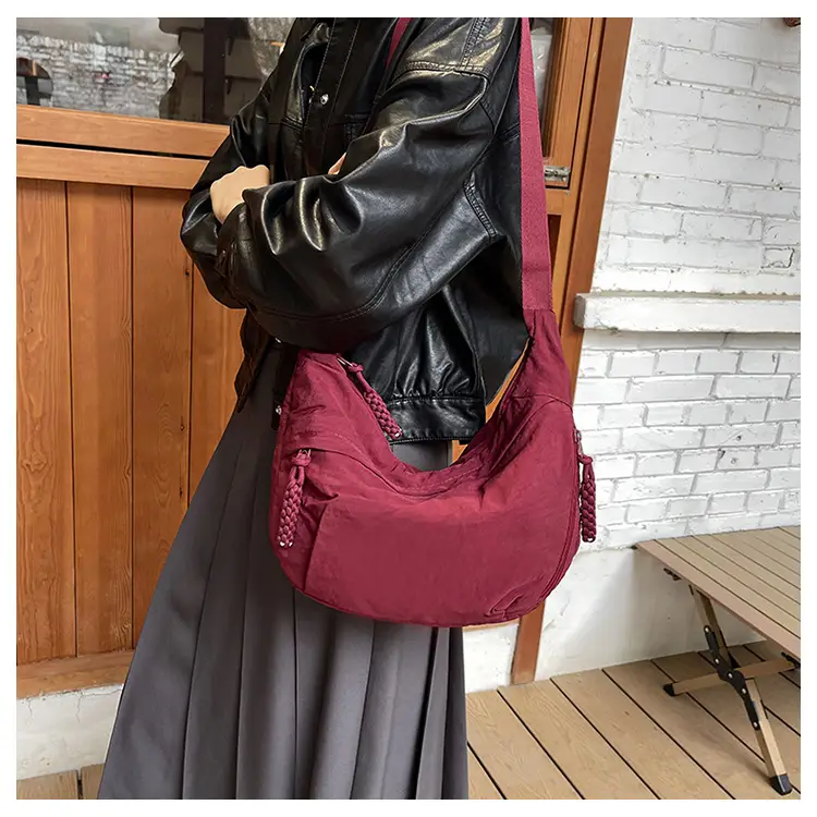 Women's 2024 Nylon Shoulder Crossbody Bag Multi Color — feature 15