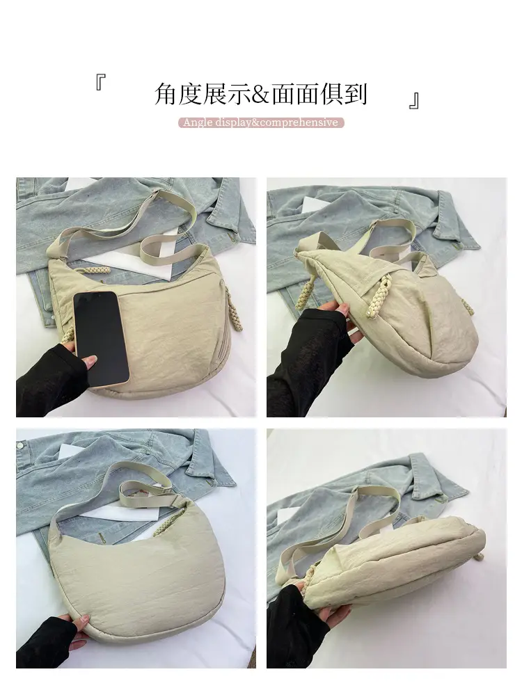 Women's 2024 Nylon Shoulder Crossbody Bag Multi Color — feature 6