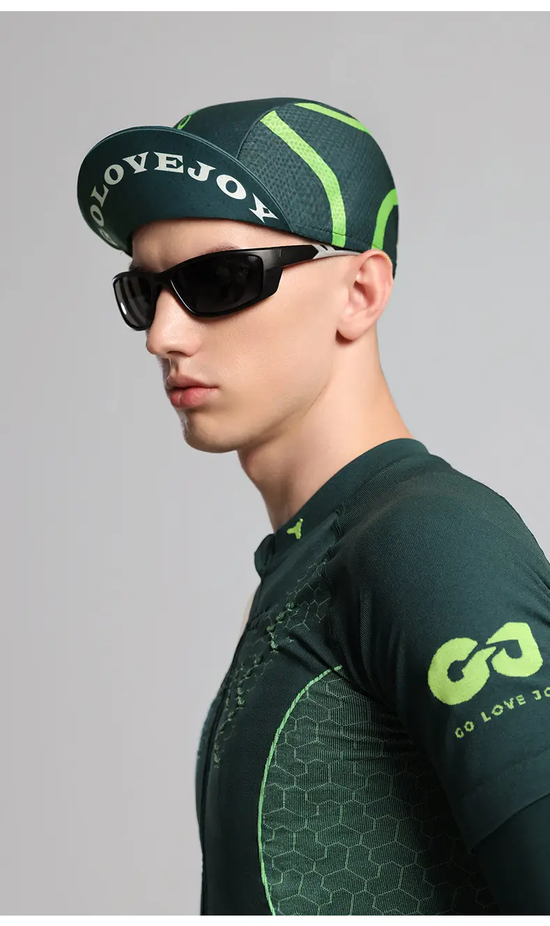Men's Green Riding Cap Sunproof Quick Dry — feature 13