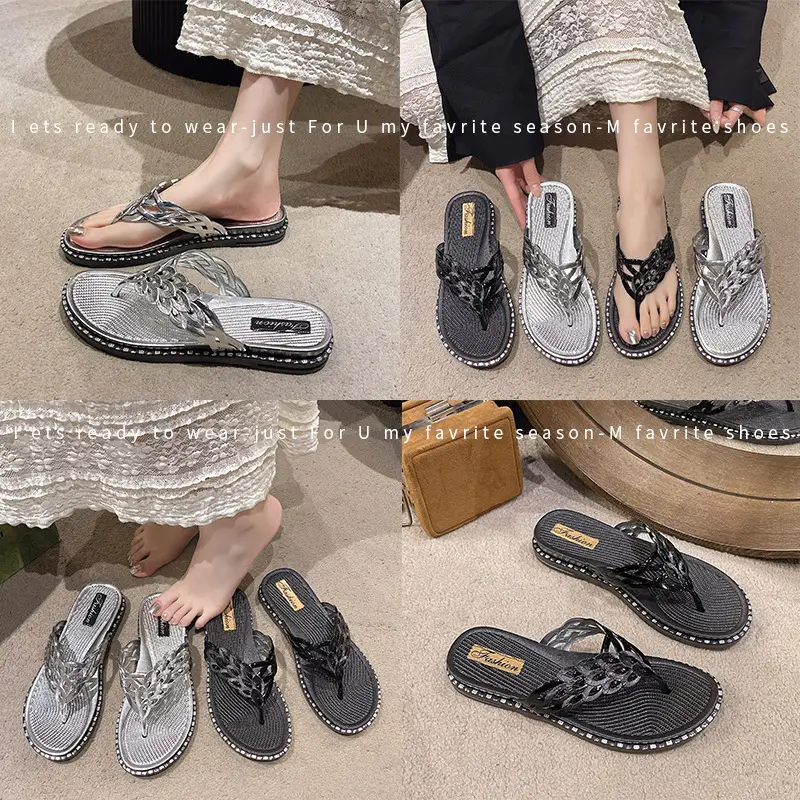 Women's 2024 Flip Flops Summer Sandals Breathable - Image 4
