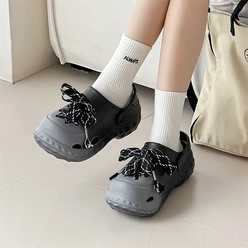 Summer Women's Comfortable Cave Shoes Soft Sole Shoes with Feeling of Stopper Youth Slippers Home Anti-odor Non-slip Dual-purpose Sandals for Women - Image 3