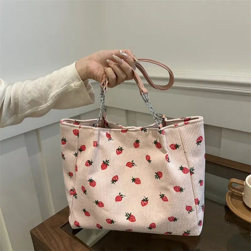 Women's Floral Korean Shoulder Tote Bag 2024 - Image 5