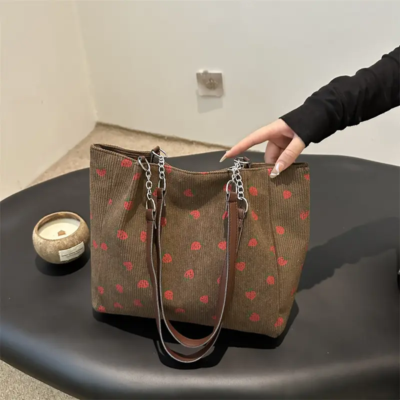 Women's Floral Korean Shoulder Tote Bag 2024 - Image 7