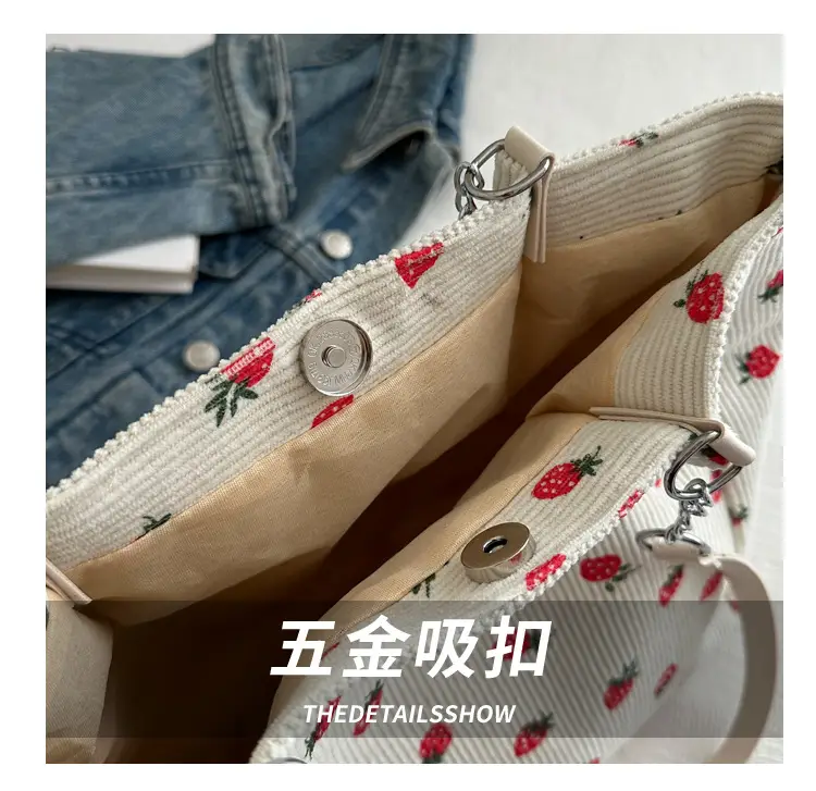 Women's Floral Korean Shoulder Tote Bag 2024 — feature 5