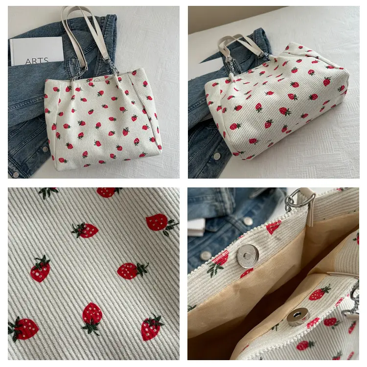 Women's Floral Korean Shoulder Tote Bag 2024 — feature 7