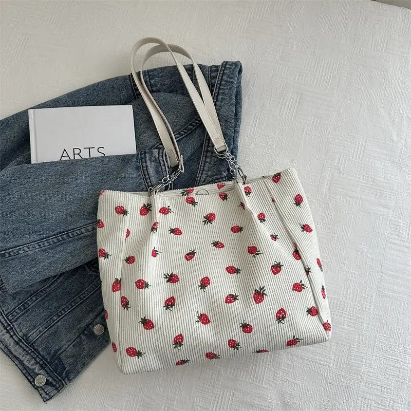 Women's Floral Korean Shoulder Tote Bag 2024 - Image 2