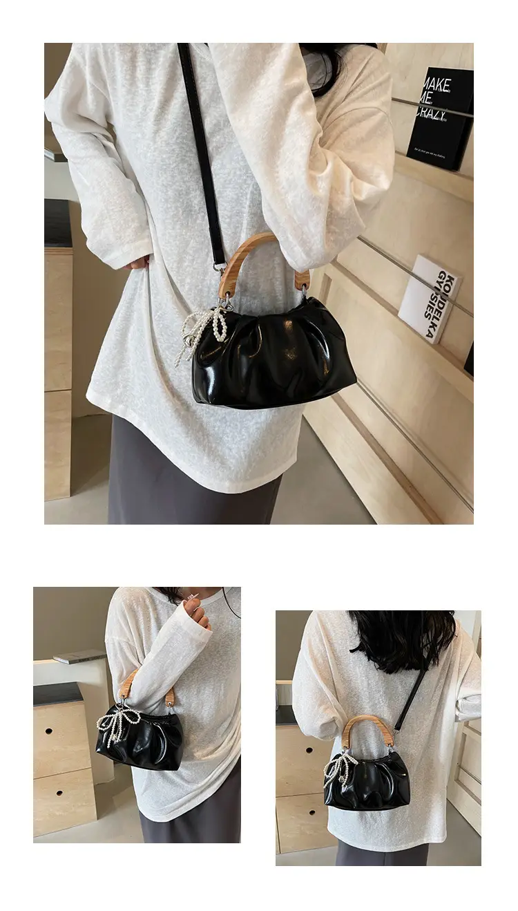 Red Rhinestone Bow Shoulder Bag for Women — feature 10