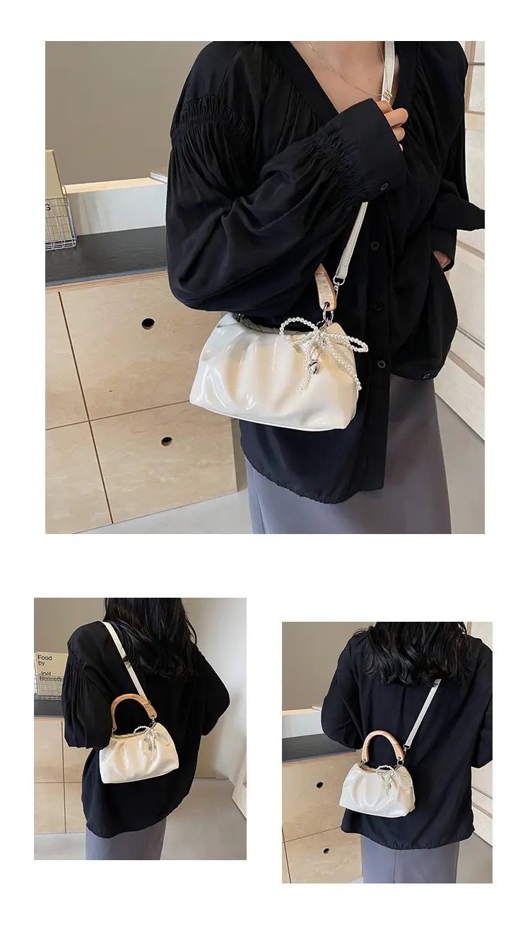 Red Rhinestone Bow Shoulder Bag for Women — feature 11