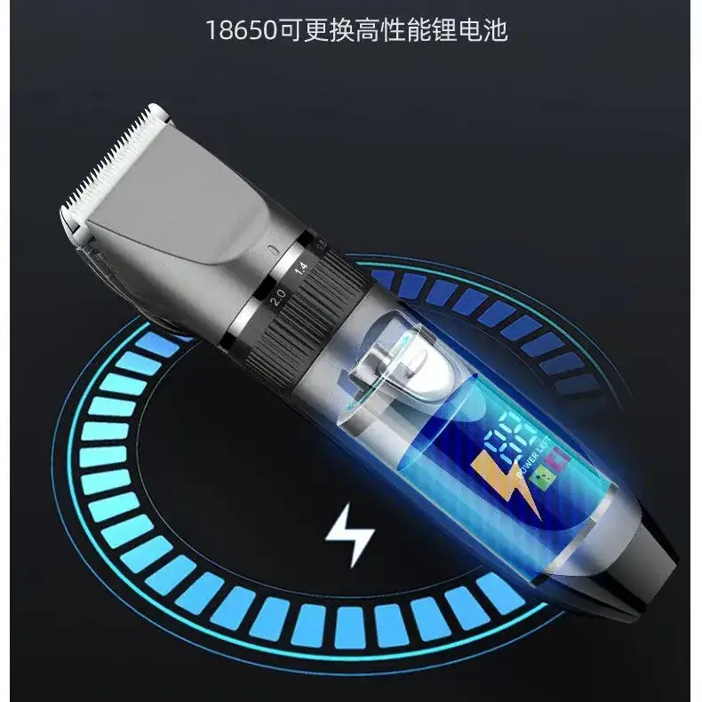 High Power Electric Hair Clipper with Self-Slicing Blade