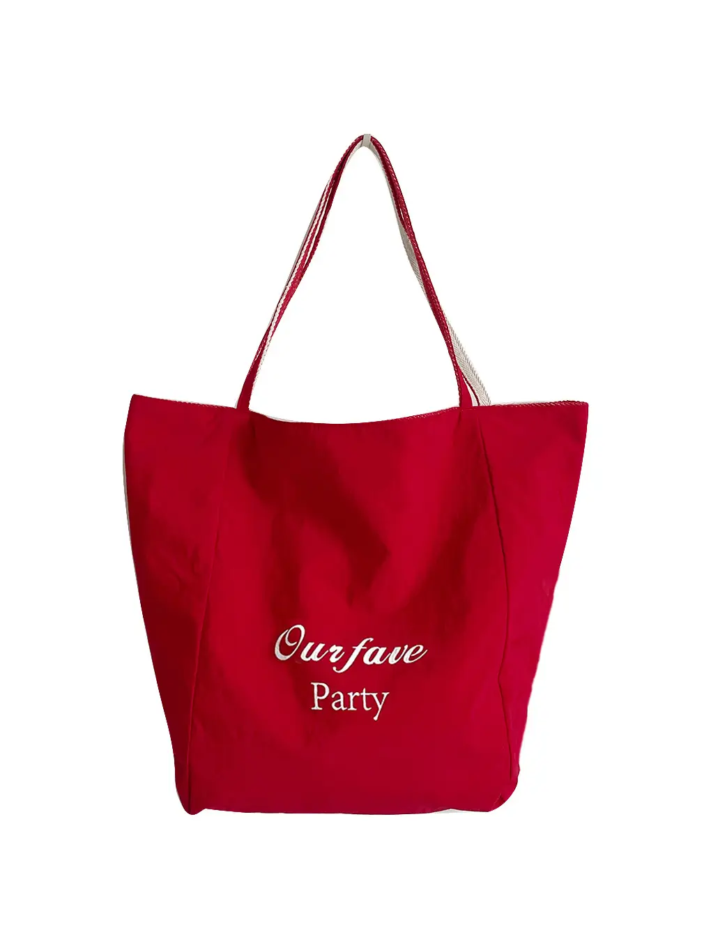 Korean Style Striped Canvas Tote Bag Large Capacity - Image 20