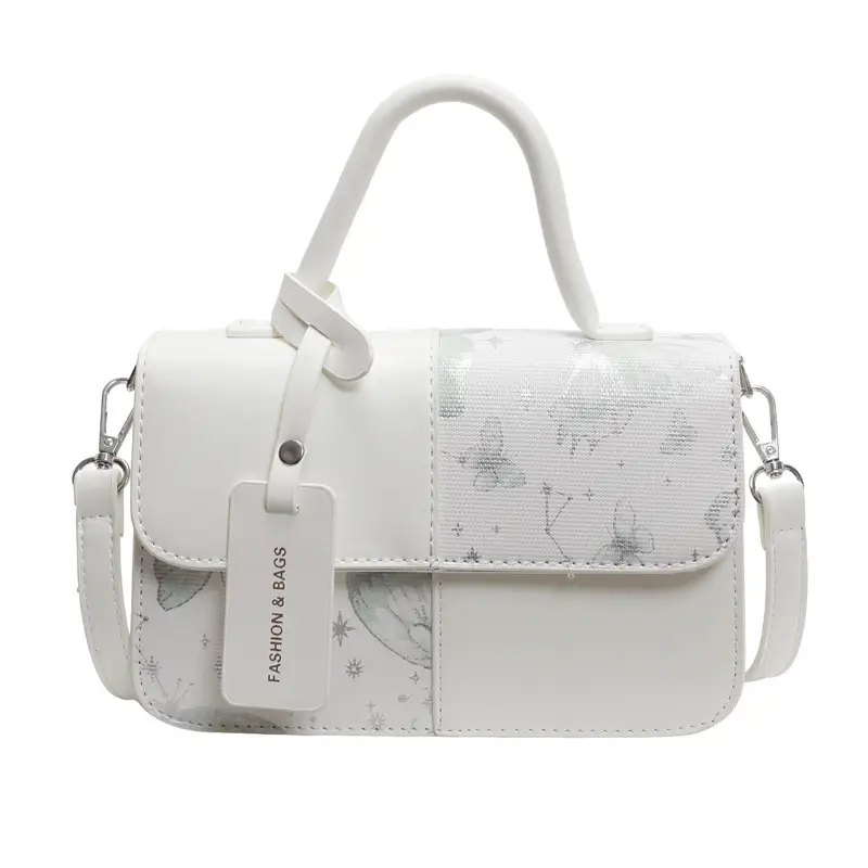 Textured Printed Shoulder Bag Women's 2024 New Fashion - Image 11