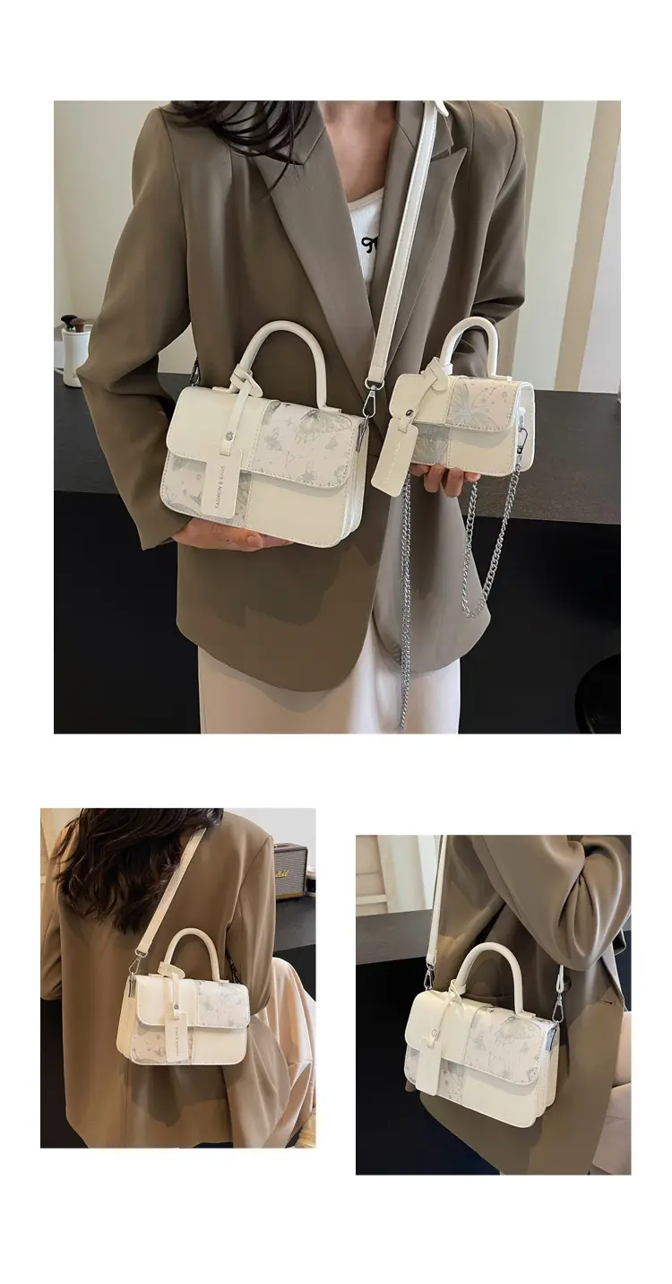 Textured Printed Shoulder Bag Women's 2024 New Fashion — feature 14