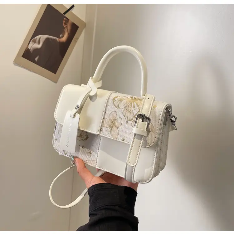 Textured Printed Shoulder Bag Women's 2024 New Fashion — feature 19