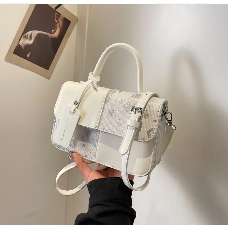 Textured Printed Shoulder Bag Women's 2024 New Fashion — feature 21
