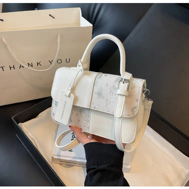 Textured Printed Shoulder Bag Women's 2024 New Fashion — feature 24