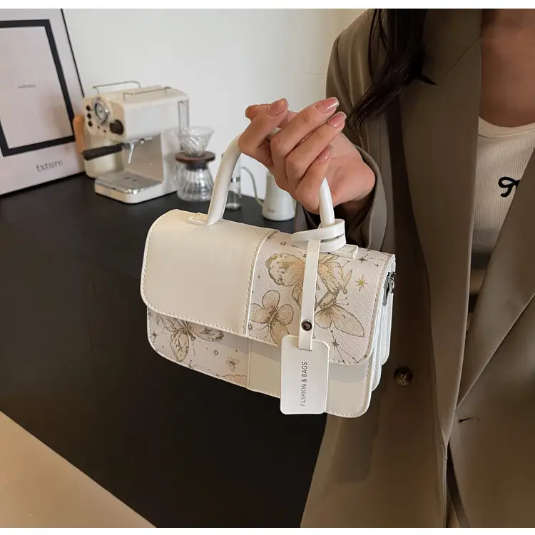 Textured Printed Shoulder Bag Women's 2024 New Fashion — feature 26