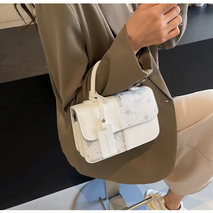 Textured Printed Shoulder Bag Women's 2024 New Fashion — feature 28