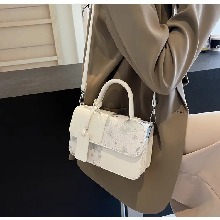 Textured Printed Shoulder Bag Women's 2024 New Fashion — feature 30